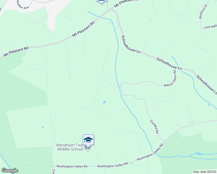 map of restaurants, bars, coffee shops, grocery stores, and more near 22 Old Orchard Road in Morristown