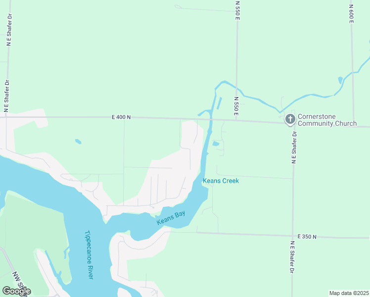 map of restaurants, bars, coffee shops, grocery stores, and more near E2.6 in White County