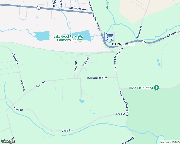 map of restaurants, bars, coffee shops, grocery stores, and more near 5 Diamond Avenue in Schuylkill County