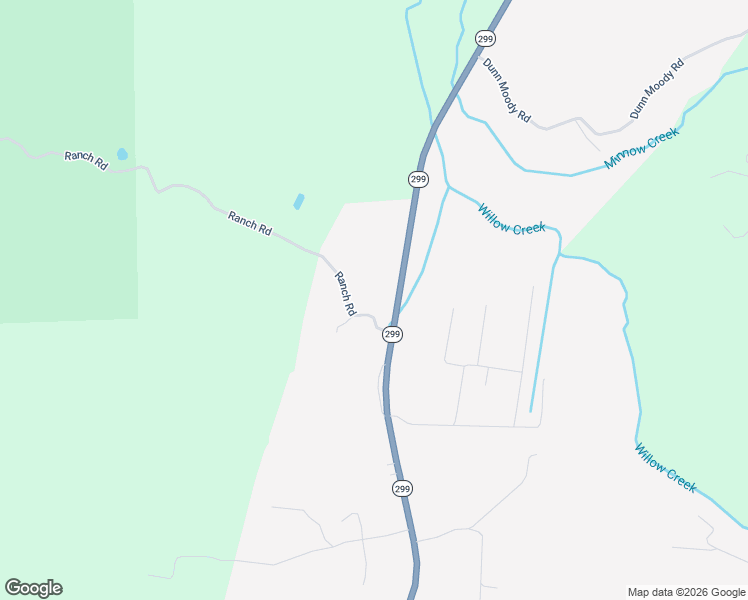 map of restaurants, bars, coffee shops, grocery stores, and more near Ranch Rd in Round Mountain