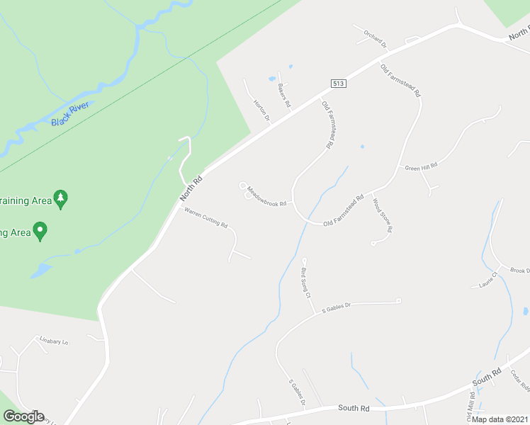 map of restaurants, bars, coffee shops, grocery stores, and more near 3 Meadowbrook Road in Chester