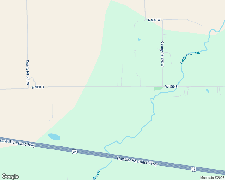 map of restaurants, bars, coffee shops, grocery stores, and more near 5335 West 100 South in Wabash