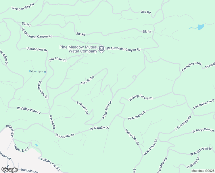 map of restaurants, bars, coffee shops, grocery stores, and more near 1440 Navajo Road in Coalville