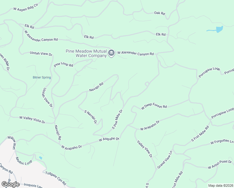 map of restaurants, bars, coffee shops, grocery stores, and more near 1365 Navajo Road in Coalville