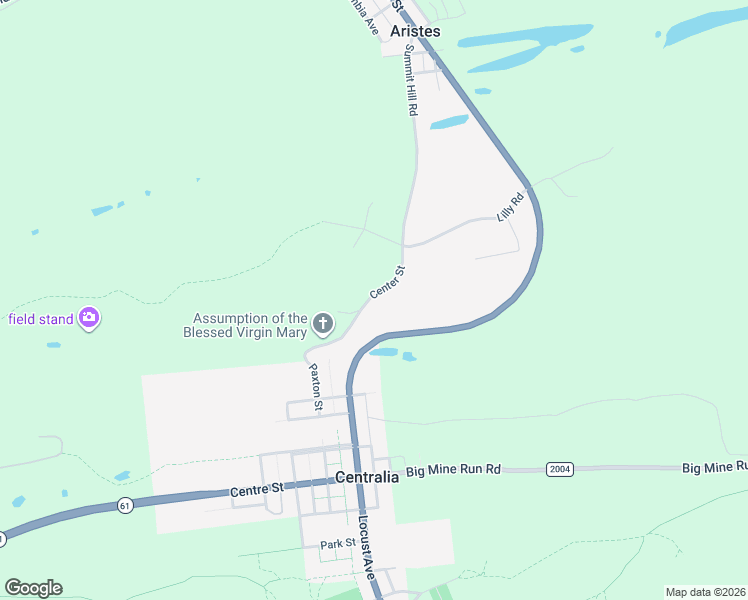 map of restaurants, bars, coffee shops, grocery stores, and more near 520 Center Street in Centralia