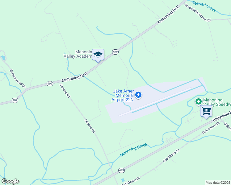 map of restaurants, bars, coffee shops, grocery stores, and more near 2465 Mahoning Drive East in Lehighton