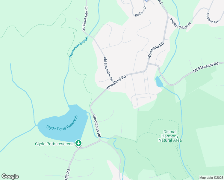 map of restaurants, bars, coffee shops, grocery stores, and more near 51 Woodland Road in Randolph