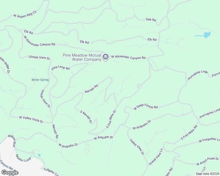 map of restaurants, bars, coffee shops, grocery stores, and more near 1440 Navajo Road in Coalville
