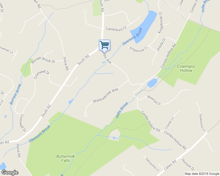 map of restaurants, bars, coffee shops, grocery stores, and more near 9 Shadowbrook Way in Mendham