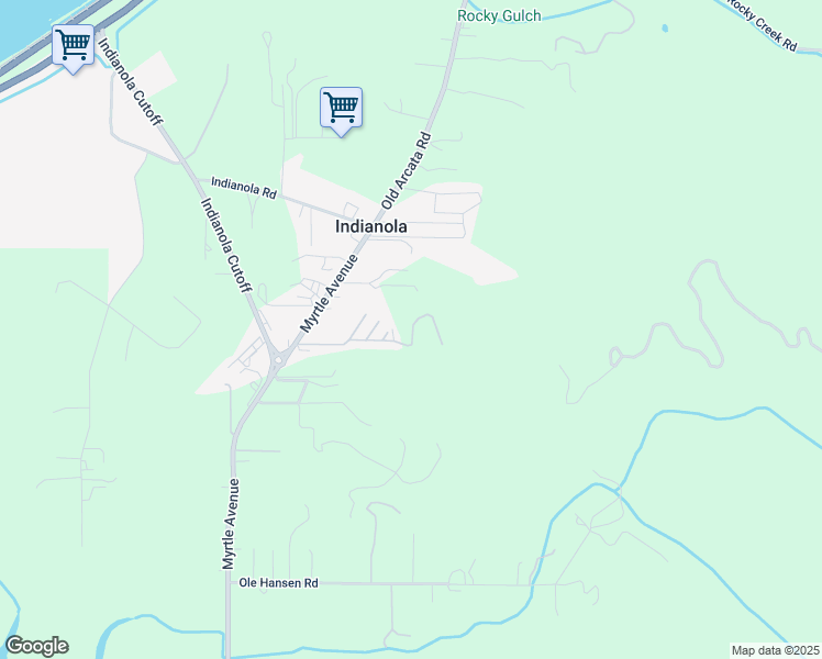 map of restaurants, bars, coffee shops, grocery stores, and more near 160 Pomeroy Hollow Road in Eureka