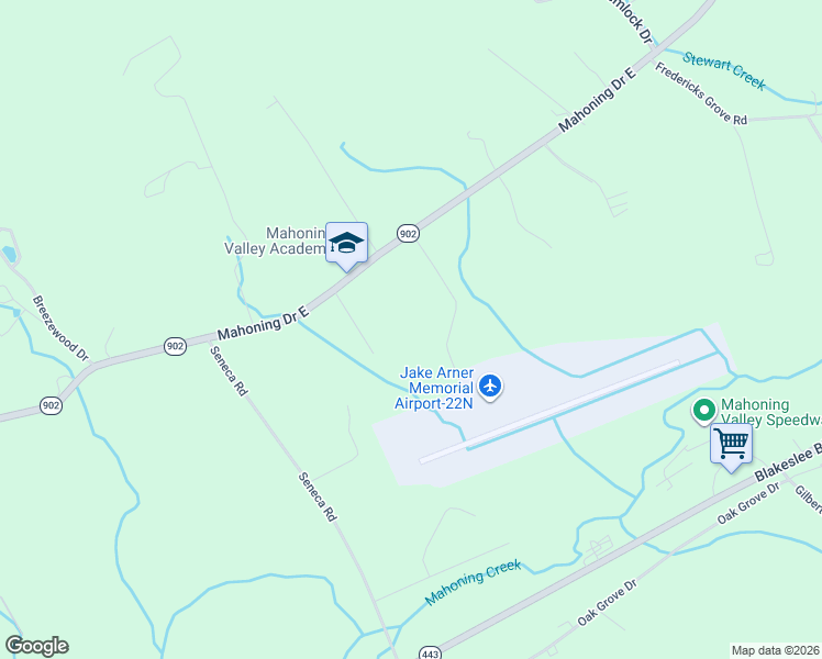 map of restaurants, bars, coffee shops, grocery stores, and more near 2465 Mahoning Dr E in Lehighton