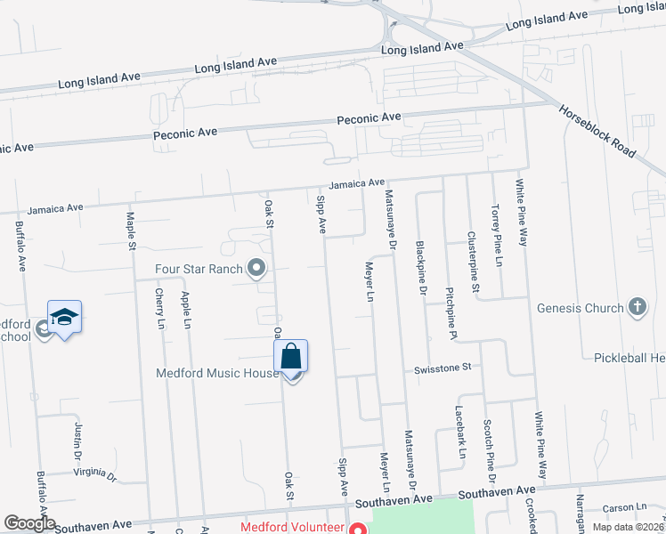 map of restaurants, bars, coffee shops, grocery stores, and more near 1085 Sipp Avenue in Medford