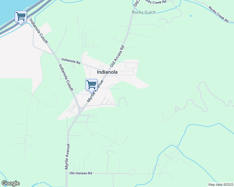 map of restaurants, bars, coffee shops, grocery stores, and more near 160 Pomeroy Hollow Road in Eureka