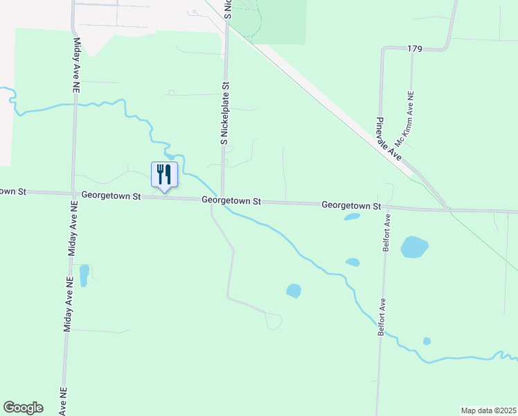 map of restaurants, bars, coffee shops, grocery stores, and more near 8136 Georgetown Street in Louisville