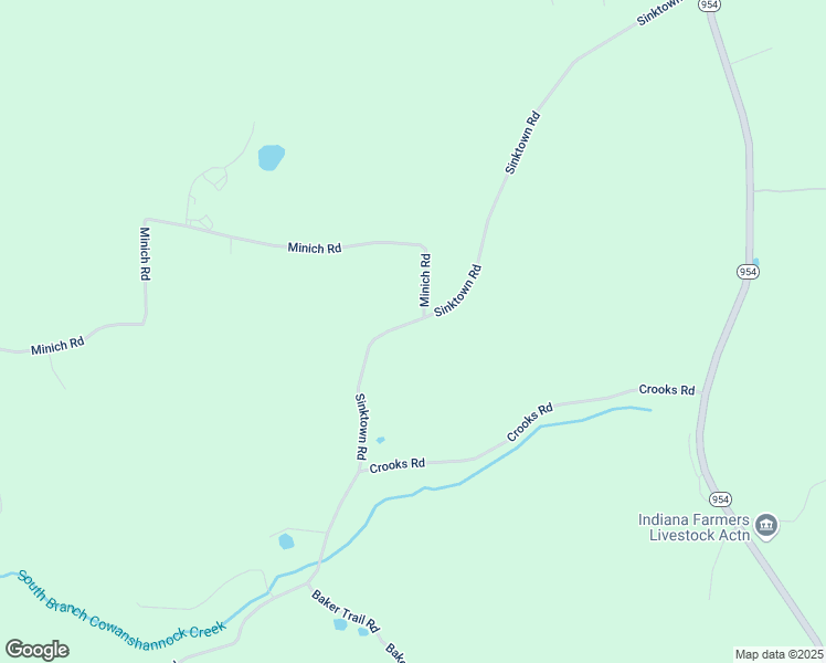 map of restaurants, bars, coffee shops, grocery stores, and more near 1023 Sinktown Road in Home