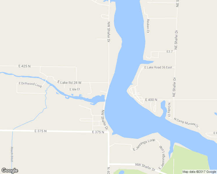 map of restaurants, bars, coffee shops, grocery stores, and more near Northwest Shafer Drive in Monticello