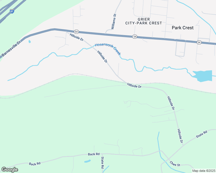 map of restaurants, bars, coffee shops, grocery stores, and more near 56 Old Team Road in Schuylkill County