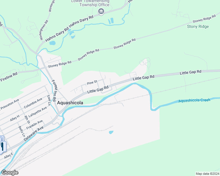 map of restaurants, bars, coffee shops, grocery stores, and more near 475 Little Gap Road in Palmerton