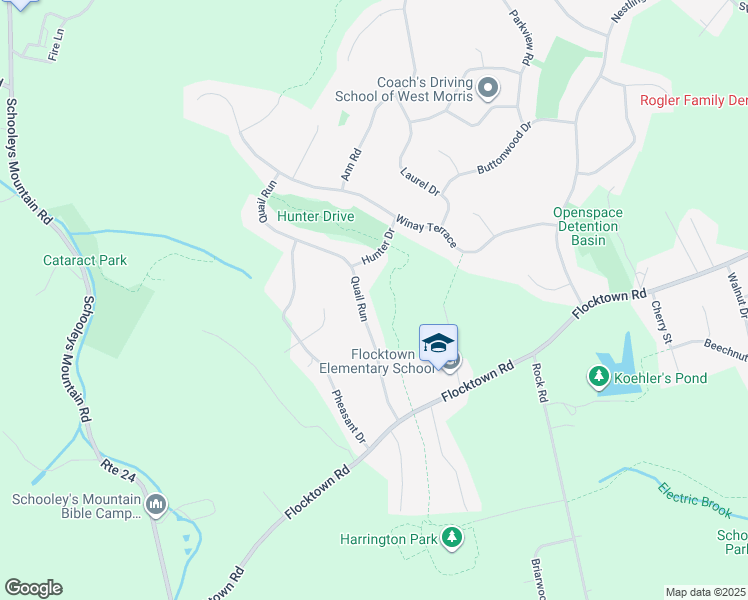 map of restaurants, bars, coffee shops, grocery stores, and more near 26 Quail Run in Long Valley