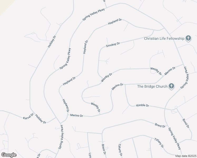 map of restaurants, bars, coffee shops, grocery stores, and more near 660 Smokey Drive in Spring Creek