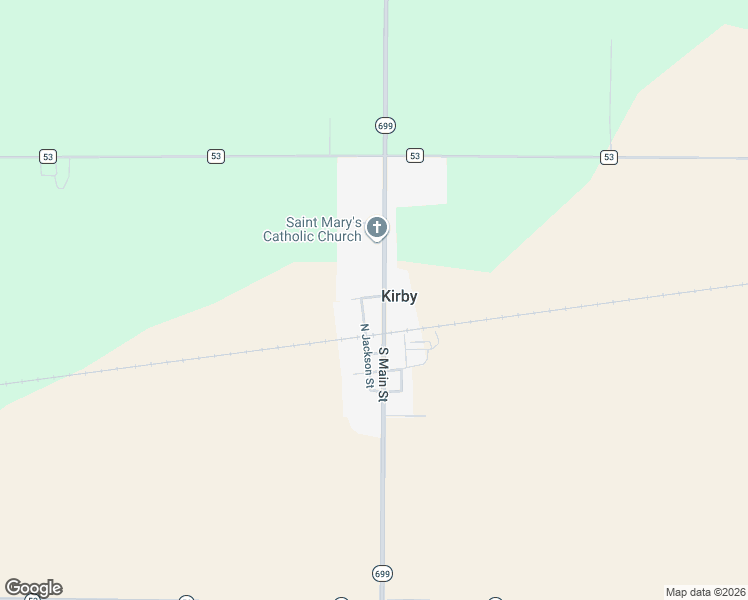 map of restaurants, bars, coffee shops, grocery stores, and more near in Kirby