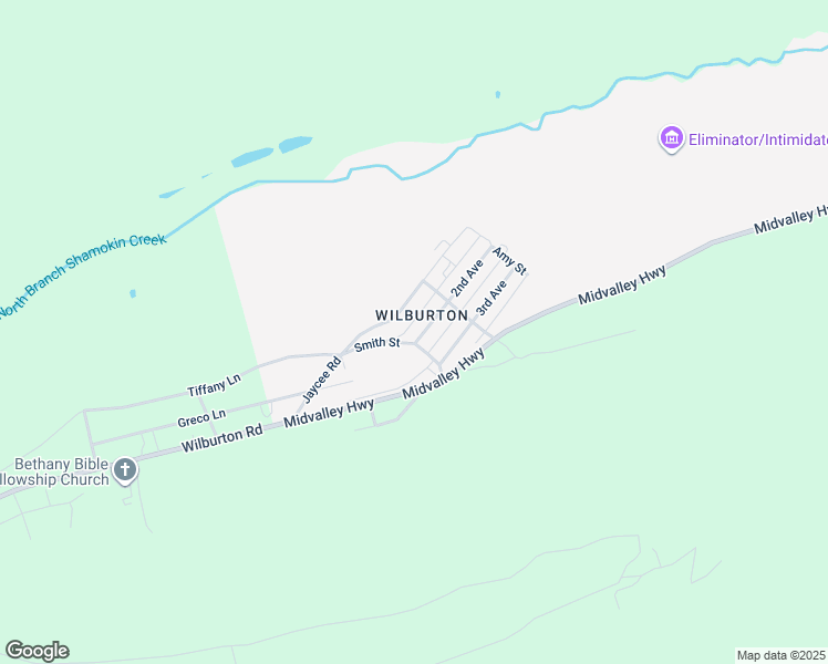 map of restaurants, bars, coffee shops, grocery stores, and more near 2nd Avenue in Wilburton Number One