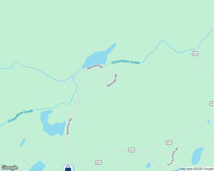 map of restaurants, bars, coffee shops, grocery stores, and more near 420 Sinisippi Road in Red Feather Lakes