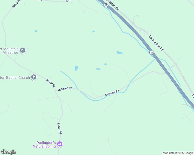 map of restaurants, bars, coffee shops, grocery stores, and more near 252 Oakdale Road in Darlington