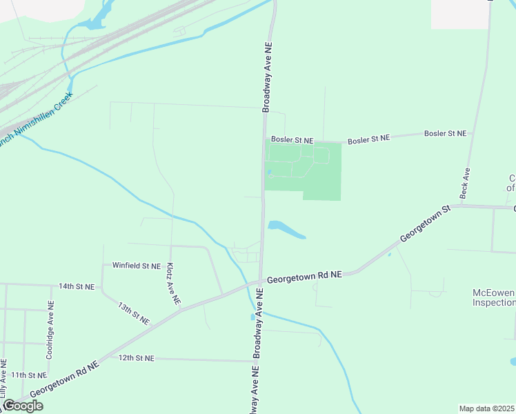 map of restaurants, bars, coffee shops, grocery stores, and more near 2781 Broadway Avenue Northeast in Louisville