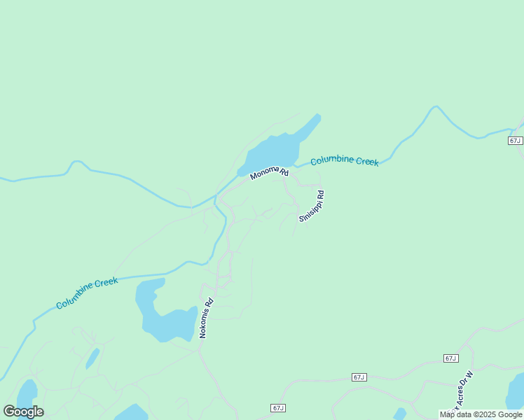 map of restaurants, bars, coffee shops, grocery stores, and more near 102 Sinisippi Road in Red Feather Lakes