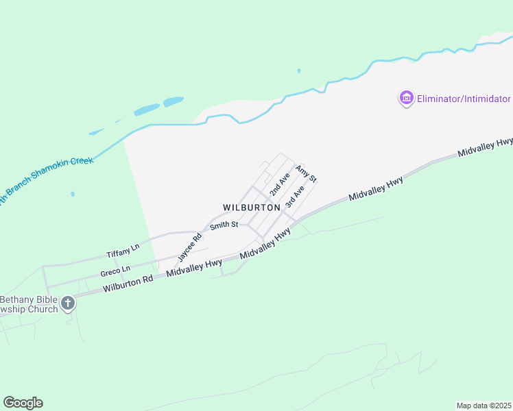 map of restaurants, bars, coffee shops, grocery stores, and more near 2nd Avenue in Wilburton Number One