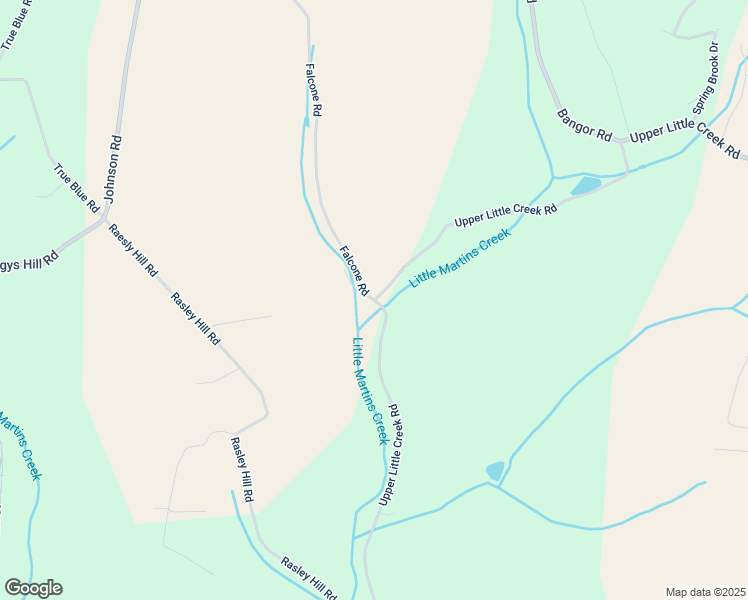 map of restaurants, bars, coffee shops, grocery stores, and more near 9002 Falcone Road in Bangor