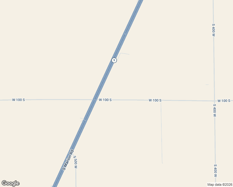 map of restaurants, bars, coffee shops, grocery stores, and more near 4750 West 100 South in Huntington