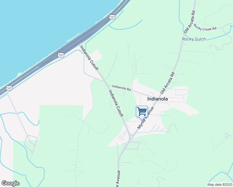 map of restaurants, bars, coffee shops, grocery stores, and more near 370 Indianola Road in Bayside