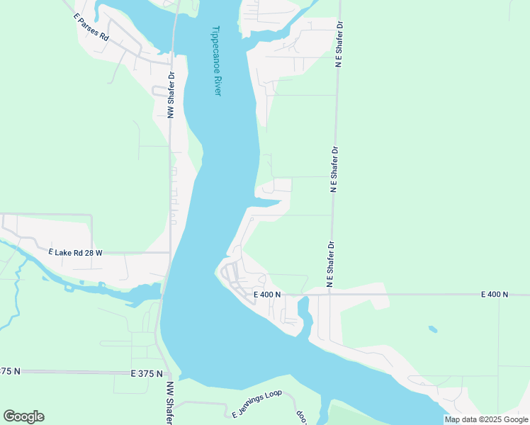 map of restaurants, bars, coffee shops, grocery stores, and more near 4201-5099 E Lake Road 36 East in Monticello