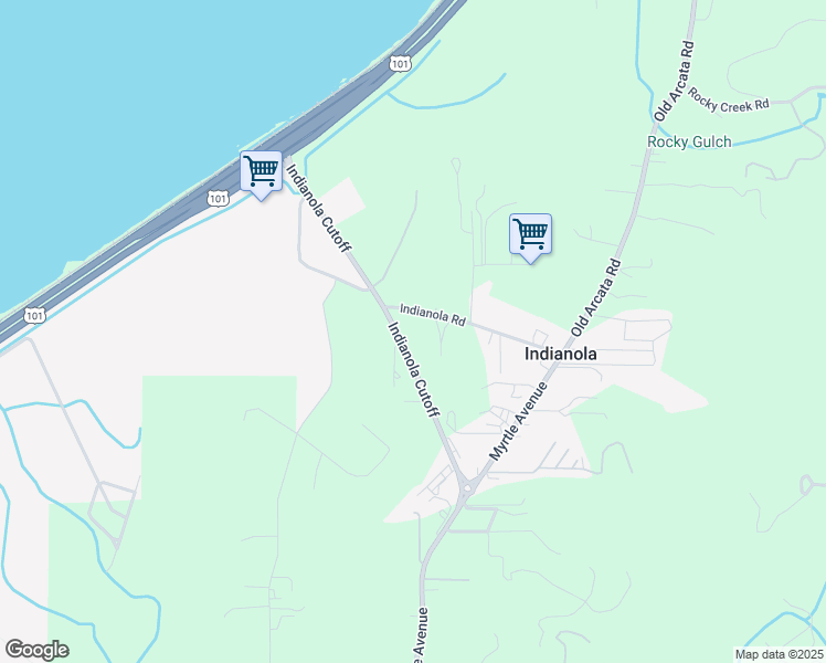 map of restaurants, bars, coffee shops, grocery stores, and more near 370 Indianola Road in Bayside