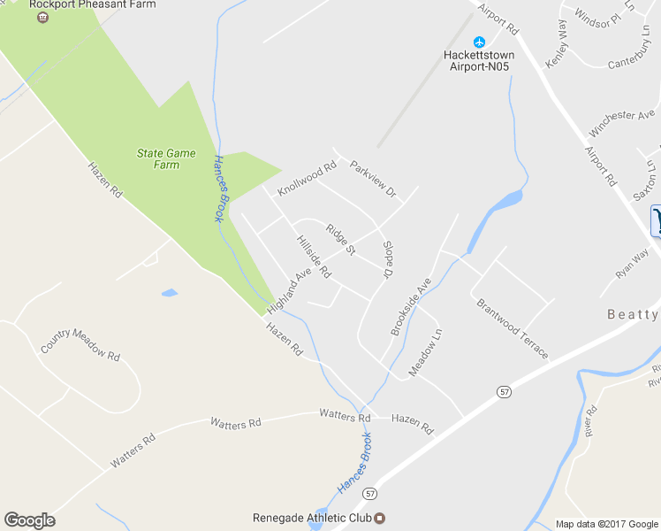 map of restaurants, bars, coffee shops, grocery stores, and more near 11 Hillside Road in Hackettstown