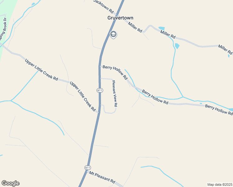 map of restaurants, bars, coffee shops, grocery stores, and more near 8805 Pleasant View Road in Bangor