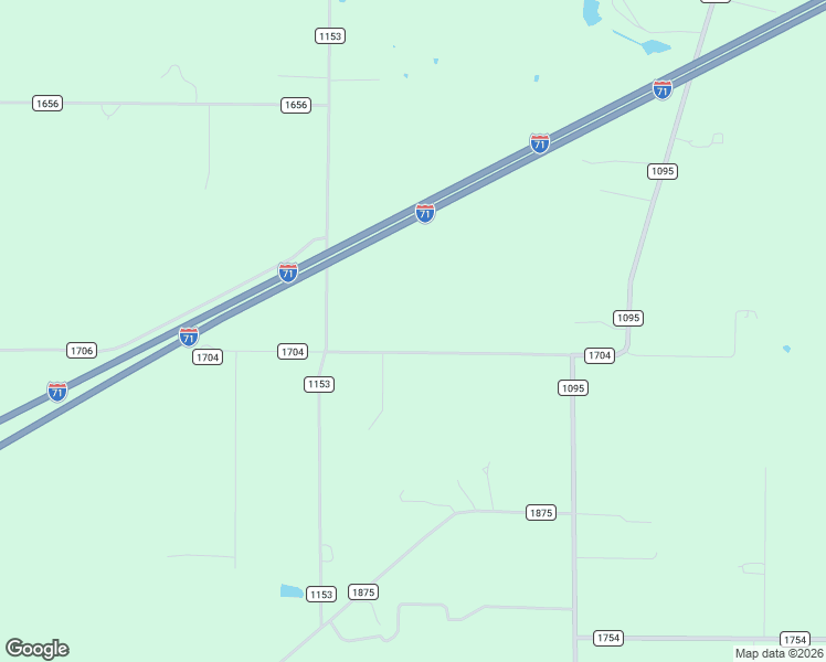 map of restaurants, bars, coffee shops, grocery stores, and more near 1132 Township Road 1704 in Ashland
