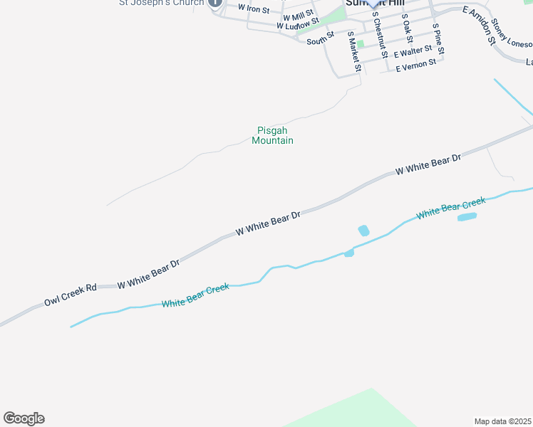 map of restaurants, bars, coffee shops, grocery stores, and more near 572 West White Bear Drive in Summit Hill