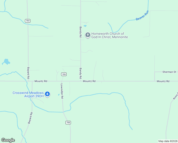 map of restaurants, bars, coffee shops, grocery stores, and more near 5890 Bandy Road in Homeworth