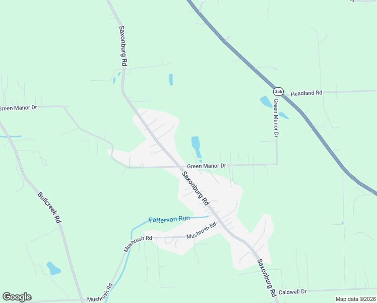 map of restaurants, bars, coffee shops, grocery stores, and more near 209 Green Manor Drive in Butler