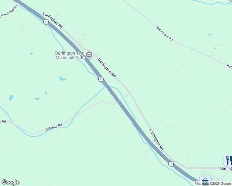 map of restaurants, bars, coffee shops, grocery stores, and more near 3662 Constitution Boulevard in Darlington