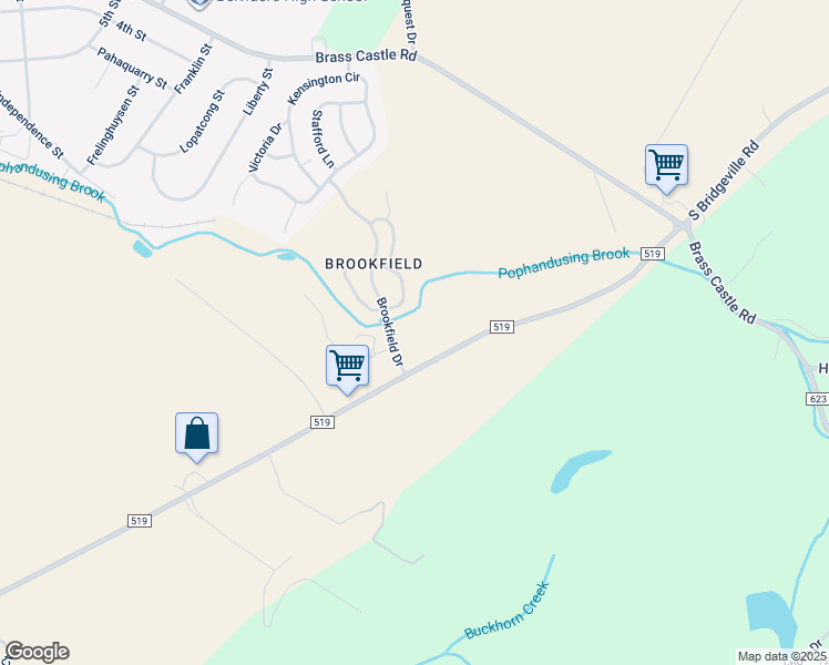 map of restaurants, bars, coffee shops, grocery stores, and more near 1 Brookfield Court in Belvidere