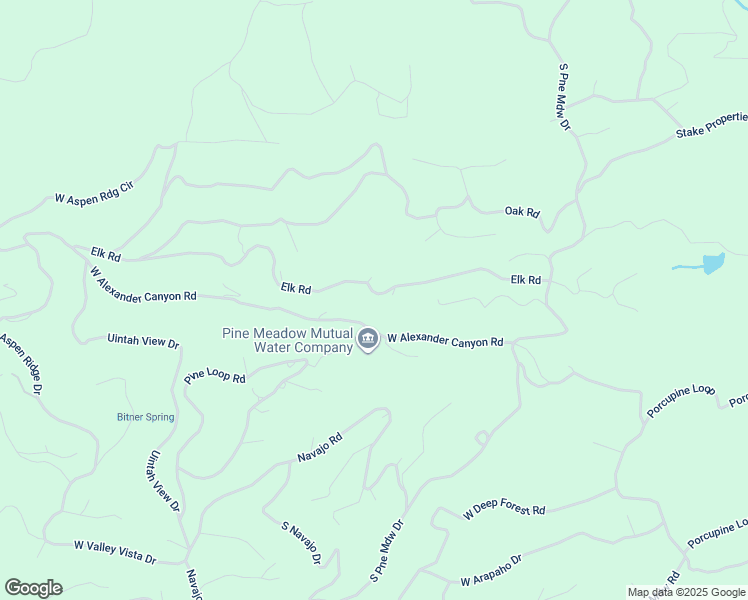 map of restaurants, bars, coffee shops, grocery stores, and more near 1345 Elk Road in Coalville