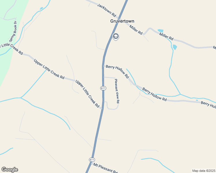 map of restaurants, bars, coffee shops, grocery stores, and more near 9771 North Delaware Drive in Bangor