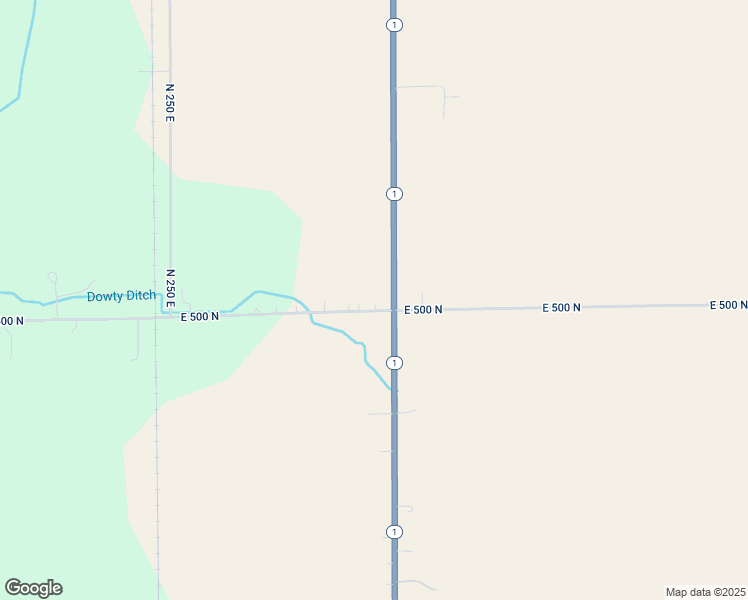 map of restaurants, bars, coffee shops, grocery stores, and more near 2808-2998 East 500 North in Ossian