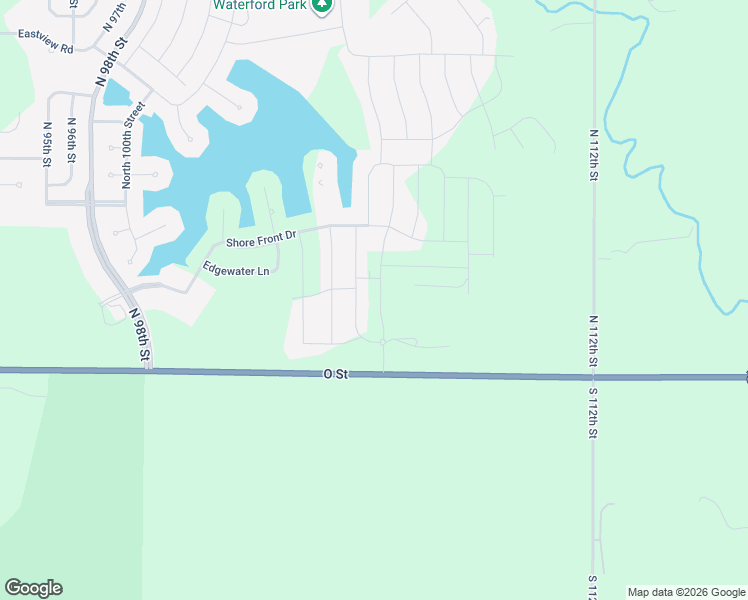 map of restaurants, bars, coffee shops, grocery stores, and more near 339 North 104th Street in Lincoln