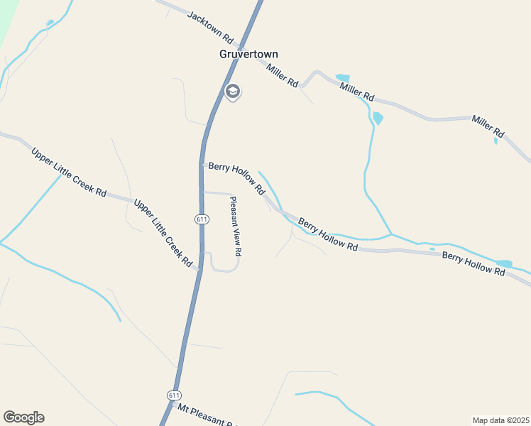 map of restaurants, bars, coffee shops, grocery stores, and more near 4201 Berry Hollow Road in Bangor