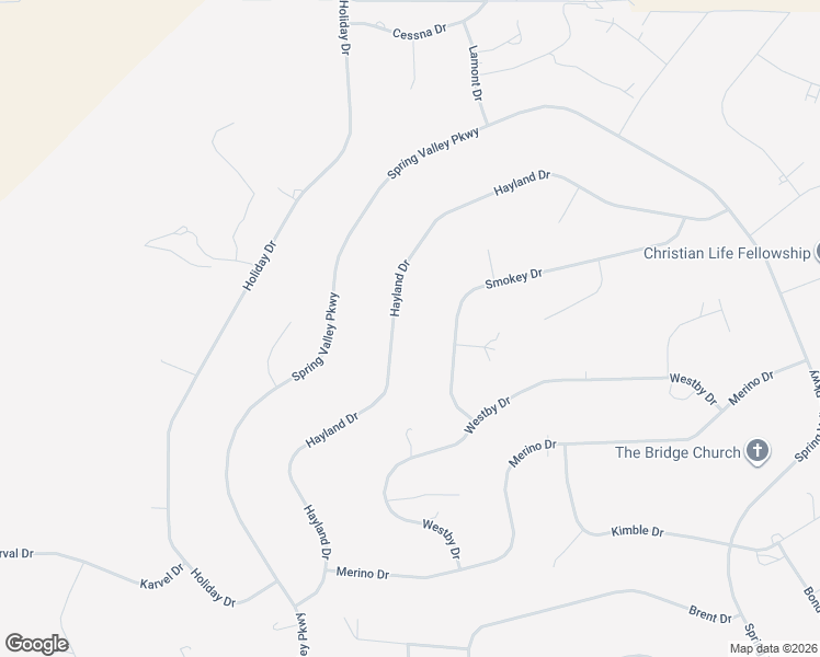 map of restaurants, bars, coffee shops, grocery stores, and more near 669 Smokey Dr in Spring Creek